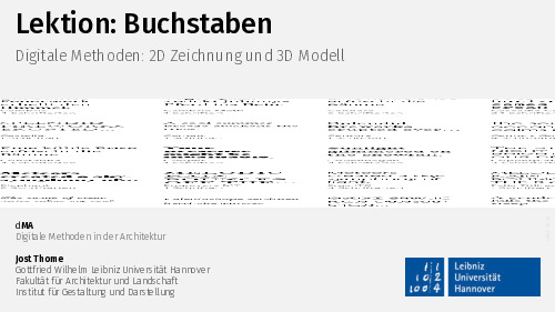 lektion buchstaben