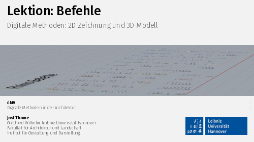 lektion erste befehle